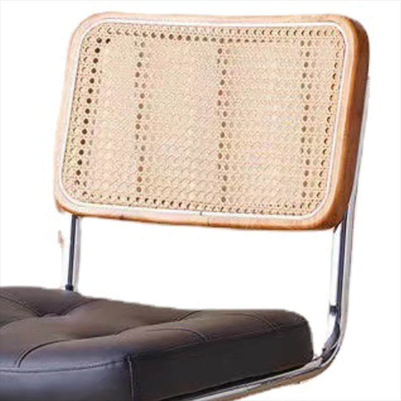 Contemporary Office Chair No Wheels Low Back Desk Chair without Arm Clearhalo 'furn' 'furn_office_chair' 'Furniture' 'Office Chairs' 'Office Furniture' 'office_chair' 6894183