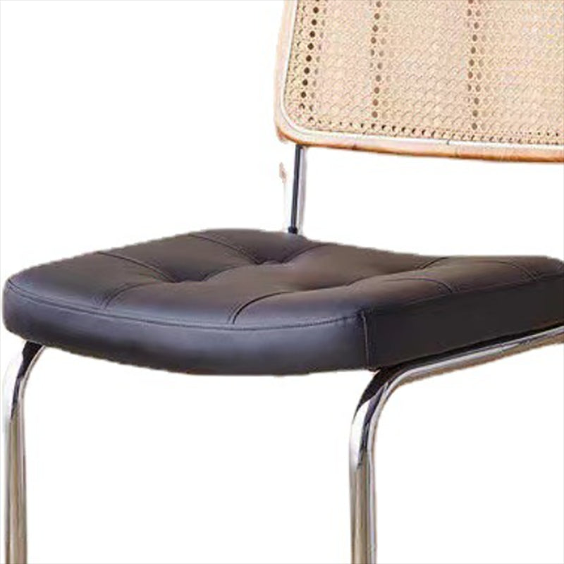 Contemporary Office Chair No Wheels Low Back Desk Chair without Arm Clearhalo 'furn' 'furn_office_chair' 'Furniture' 'Office Chairs' 'Office Furniture' 'office_chair' 6894184