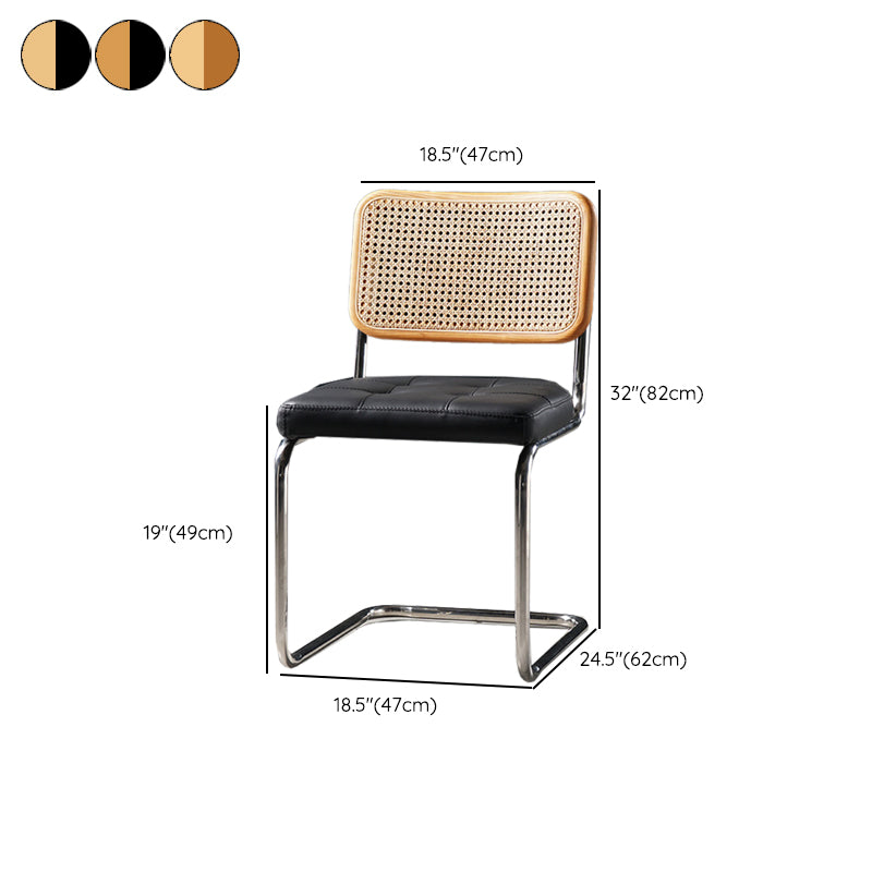 Contemporary Office Chair No Wheels Low Back Desk Chair without Arm Clearhalo 'furn' 'furn_office_chair' 'Furniture' 'Office Chairs' 'Office Furniture' 'office_chair' 6894196