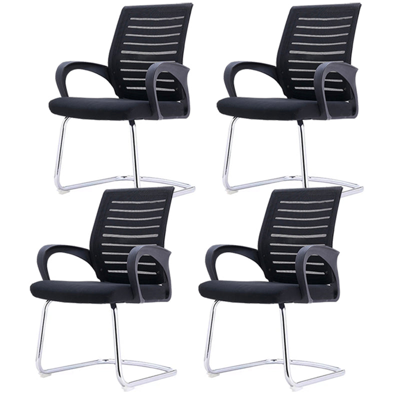 Chaise de bureau de style moderne chaise de bureau ergonomique au milieu du dos avec bras