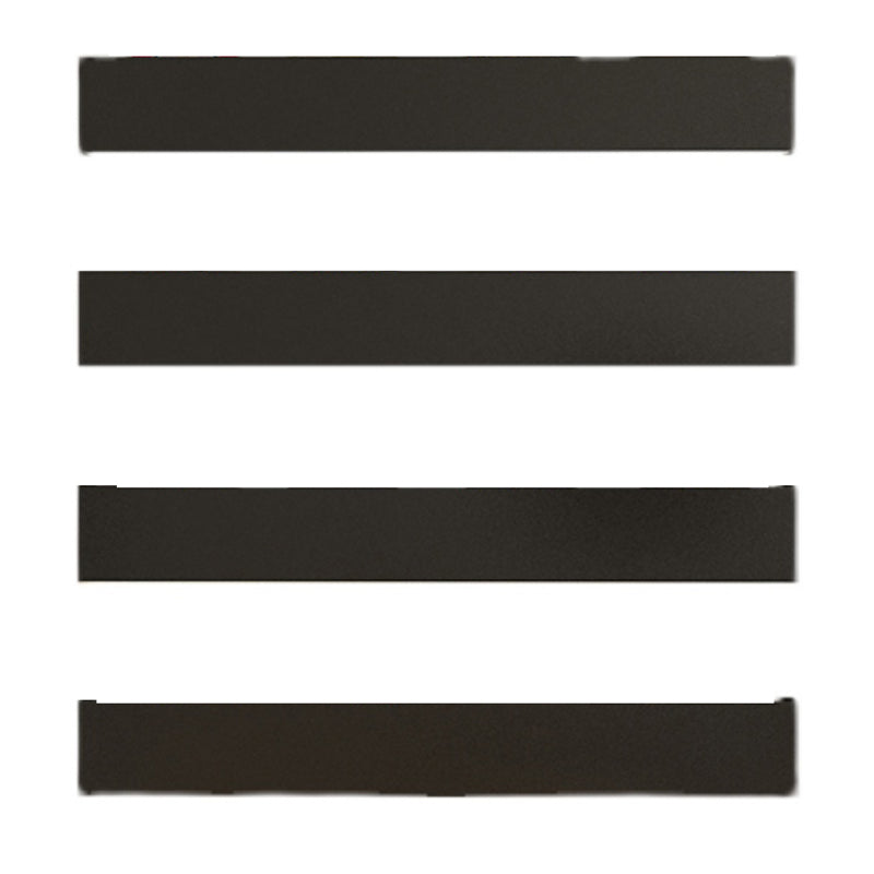 Gesloten terug drijvende boekenplank hedendaagse metalen boekenkast met planken