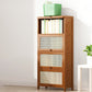 Estantería contemporánea de bambú estantería con gabinetes