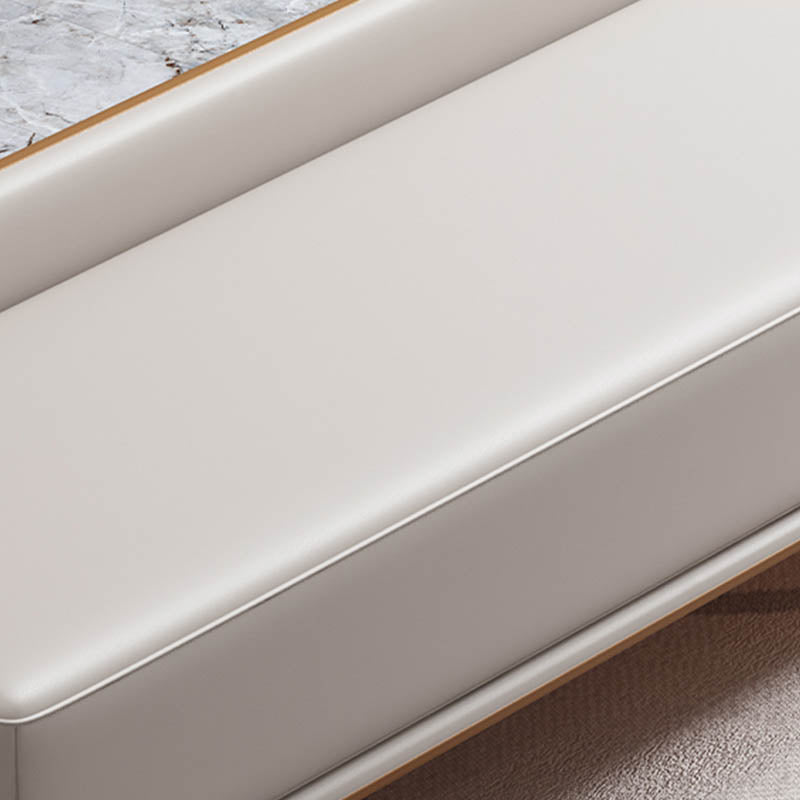 Moderne slaapkamerbank Solide kleur zitbank met gestoffeerd