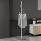 Luxurious Free Standing Coat Rack Metal Coat Hanger for Living Room White-Gray Clearhalo 'Entry & Mudroom Furniture' 'furn' 'furn_hall_tree_coat_racks' 'Furniture' 'Hall Trees & Coat Racks' 'hall_tree_coat_racks' 6895299