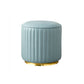 Modern Round Pouf Stain Resistant Velvet Pouf for Living Room Light Blue 1 Piece Clearhalo 'furn' 'furn_ottomans_poufs' 'Furniture' 'Living Room Furniture' 'Ottomans & Poufs' 'ottomans_poufs' 6895363