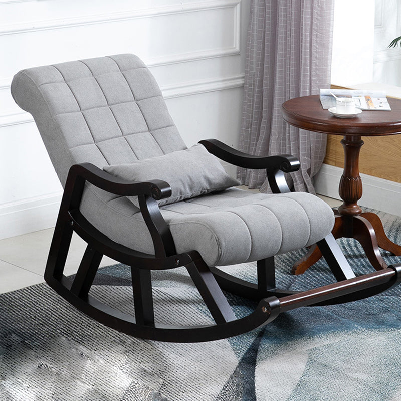 Chaise à bascule de style moderne du milieu du siècle