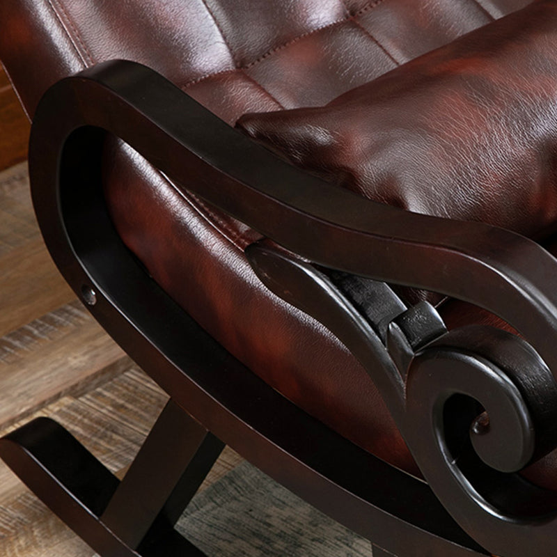 Chaise à bascule de style moderne du milieu du siècle