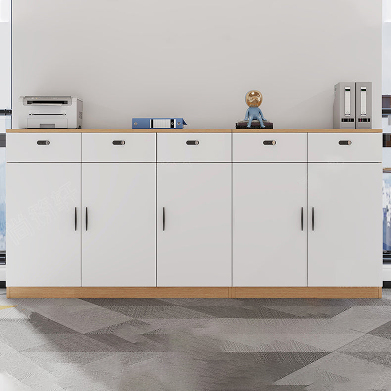 Archivo de archivos de madera Archivo blanco para el hogar y la oficina