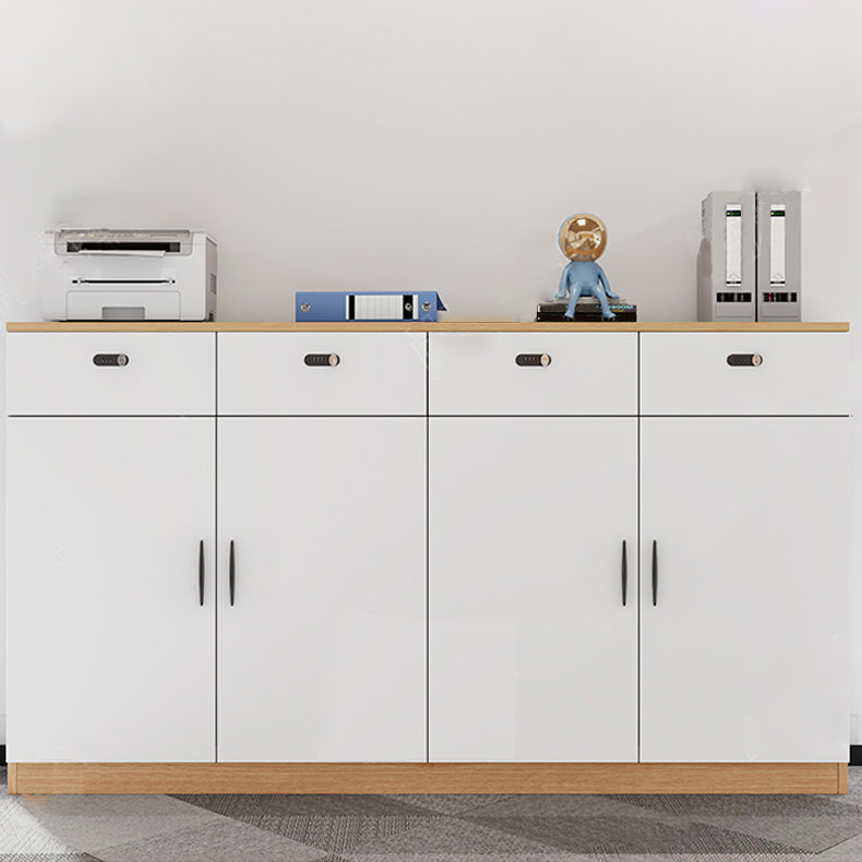 Archivo de archivos de madera Archivo blanco para el hogar y la oficina