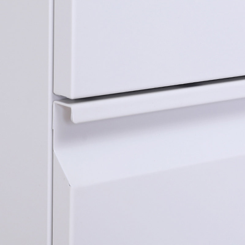 Pedestal de archivo de marco de acero de archivos contemporáneos con bloqueo de llave para la oficina en casa