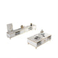 Contemporary TV Media Stand Wooden Media Console with Drawer