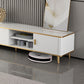 Contemporary TV Media Stand Wooden Media Console with Drawer