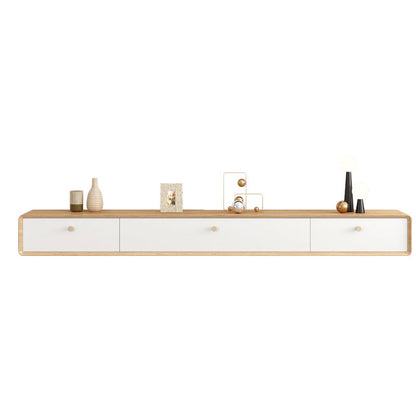 Console TV moderna Console TV in legno massello con 2 cassetti