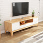 Scandinavian TV Console Solid Wood TV Media Console for Living Room Natural Wood White Clearhalo 'furn' 'furn_tv_stands_entertainment_centers' 'Furniture' 'Living Room Furniture' 'TV Stands & Entertainment Centers' 'TV Stands & Media Storage Furniture' 'tv_stands_entertainment_centers' 6895972
