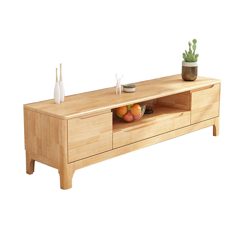 Scandinavian TV Console Solid Wood TV Media Console for Living Room Clearhalo 'furn' 'furn_tv_stands_entertainment_centers' 'Furniture' 'Living Room Furniture' 'TV Stands & Entertainment Centers' 'TV Stands & Media Storage Furniture' 'tv_stands_entertainment_centers' 6895979