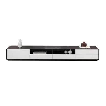 Console TV scandinava Console multimediale TV in legno con cassetti