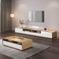 Console TV scandinava Console multimediale TV in legno con cassetti