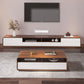 Console TV scandinava Console multimediale TV in legno con cassetti