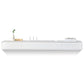 Wall-mounted TV Console Solid Wood TV Media Console with Drawers