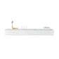 Wall-mounted TV Console Solid Wood TV Media Console with Drawers