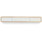 Wall-mounted TV Console Solid Wood TV Media Console with Drawers