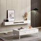 Console TV contemporanea Console multimediale TV in legno massello con cassetti