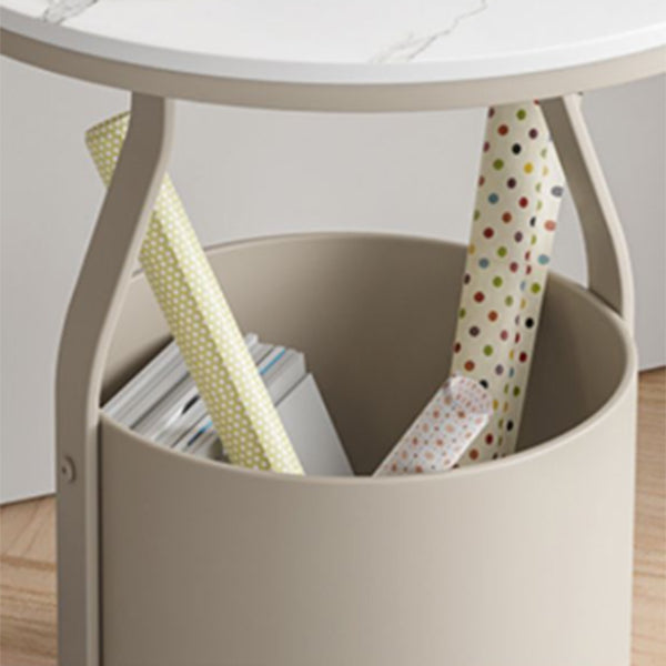 1 Shelf Glam Accent Table Nightstand Antique Finish Bed Nightstand Clearhalo 'Bedroom Furniture' 'furn' 'furn_night_stand' 'Furniture' 'night_stand' 'Nightstands' 6896171