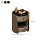 1 Drawer Glam Accent Table Nightstand Antique Finish Nightstand Clearhalo 'Bedroom Furniture' 'furn' 'furn_night_stand' 'Furniture' 'night_stand' 'Nightstands' 6896193