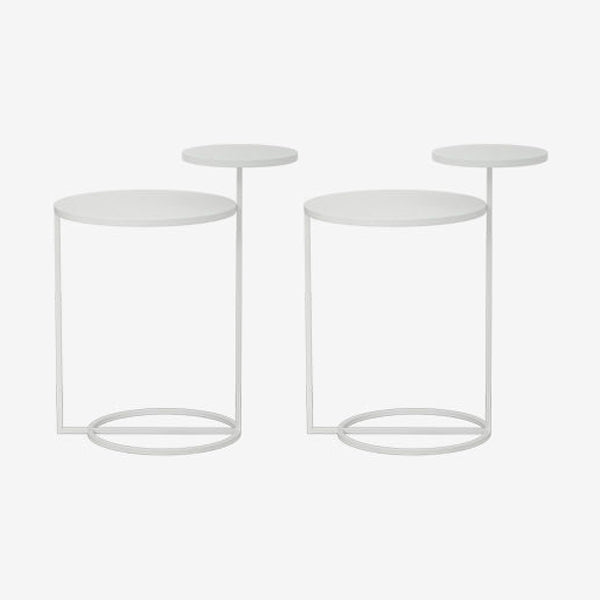 Metall zeitgenössischer Akzenttisch Nachttisch antikes Finish -Bett Nachttisch