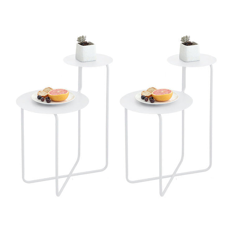 Metall zeitgenössischer Akzenttisch Nachttisch antikes Finish -Bett Nachttisch