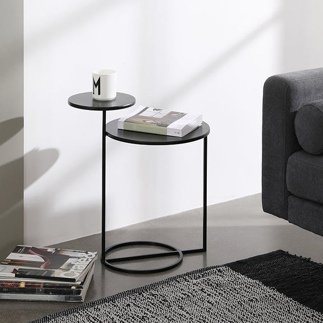 Metall zeitgenössischer Akzenttisch Nachttisch antikes Finish -Bett Nachttisch