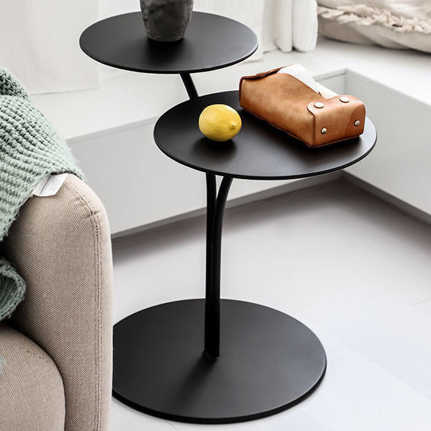 Metall zeitgenössischer Akzenttisch Nachttisch antikes Finish -Bett Nachttisch