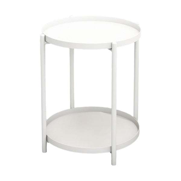 Eigentijdse accenttafel nachtkastje antieke afwerking metalen nachtkastje