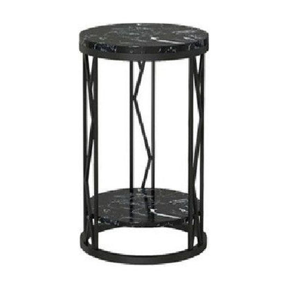 Klassischer Glamakzent Tisch Nachttisch Stein Nachttschrank für Schlafzimmer