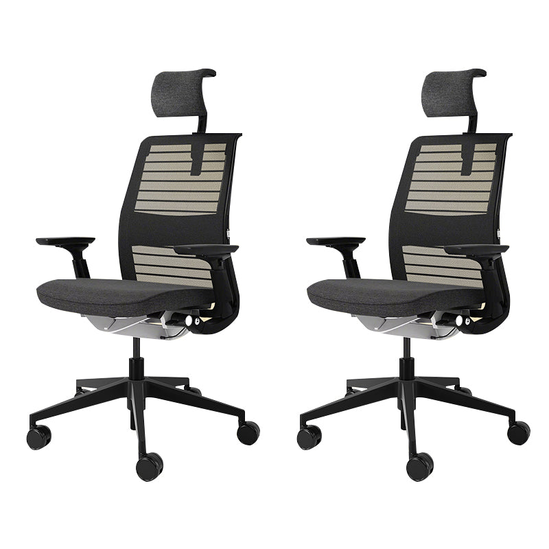 Chaise de bureau moderne chaise pivotante de hauteur de siège réglable avec roues