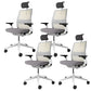 Modern Office Chair Adjustable Seat Height Swivel Chair with Wheels