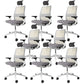 Modern Office Chair Adjustable Seat Height Swivel Chair with Wheels