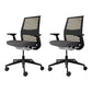 Modern Office Chair Adjustable Seat Height Swivel Chair with Wheels