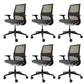 Modern Office Chair Adjustable Seat Height Swivel Chair with Wheels