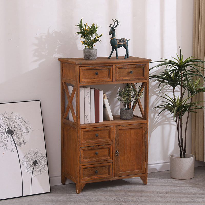 Coastal Combo Dressoir Massief Houten Opbergkist Dressoir voor Slaapkamer