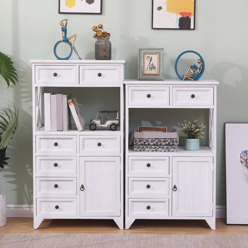 Coastal Combo Dressoir Massief Houten Opbergkist Dressoir voor Slaapkamer