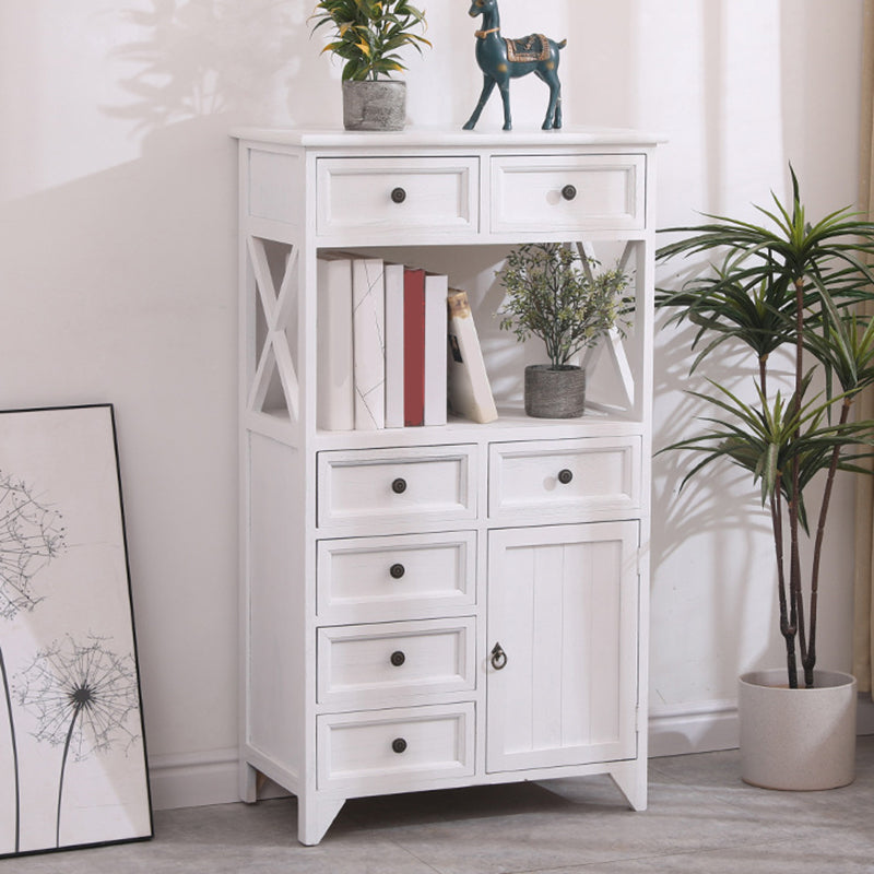 Coastal Combo Dressoir Massief Houten Opbergkist Dressoir voor Slaapkamer