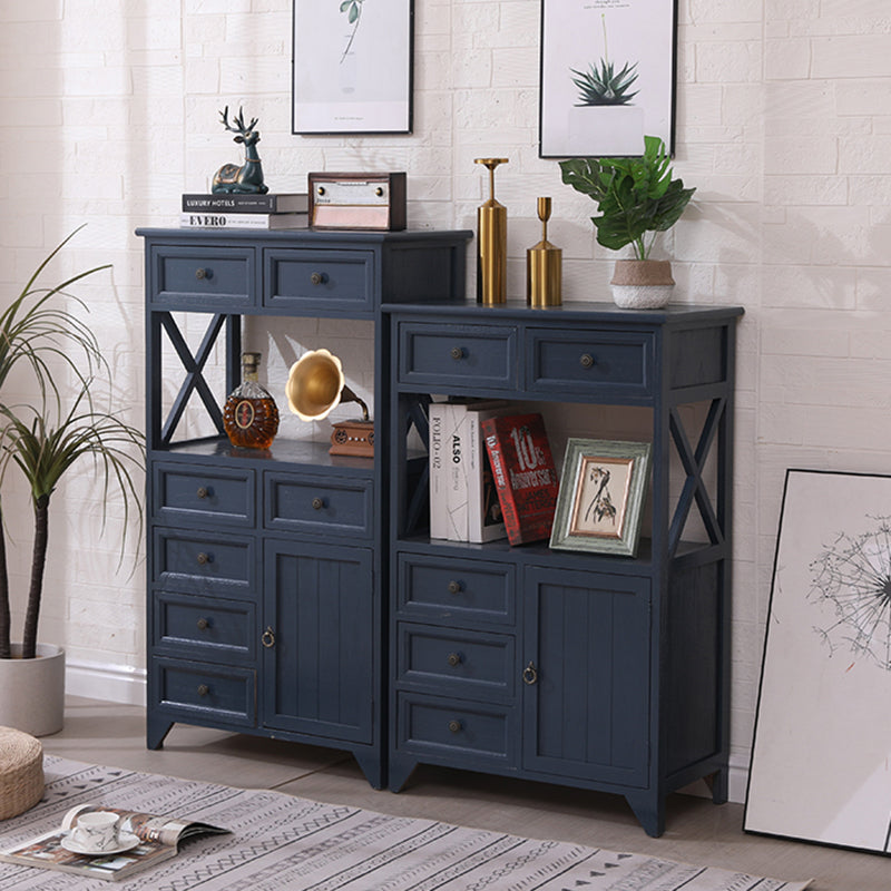 Coastal Combo Dressoir Massief Houten Opbergkist Dressoir voor Slaapkamer