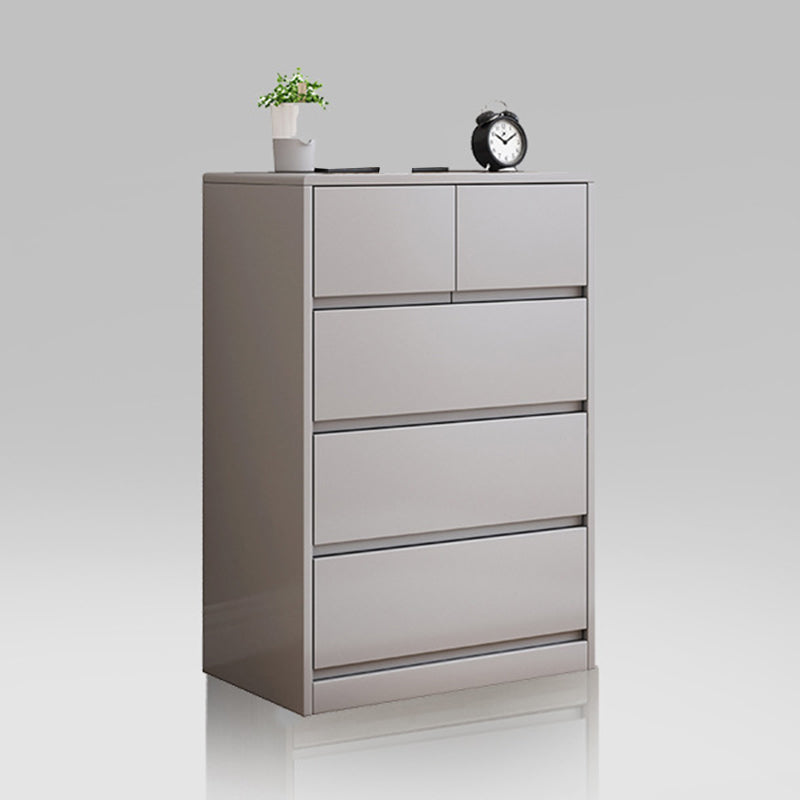 Contemporary Lingerie Chest Rubber Wood Storage Chest Dresser for Home Office