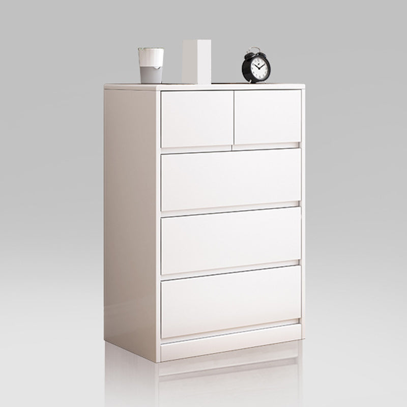 Contemporary Lingerie Chest Rubber Wood Storage Chest Dresser for Home Office