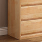 Contemporary Lingerie Chest Rubber Wood Storage Chest Dresser for Home Office