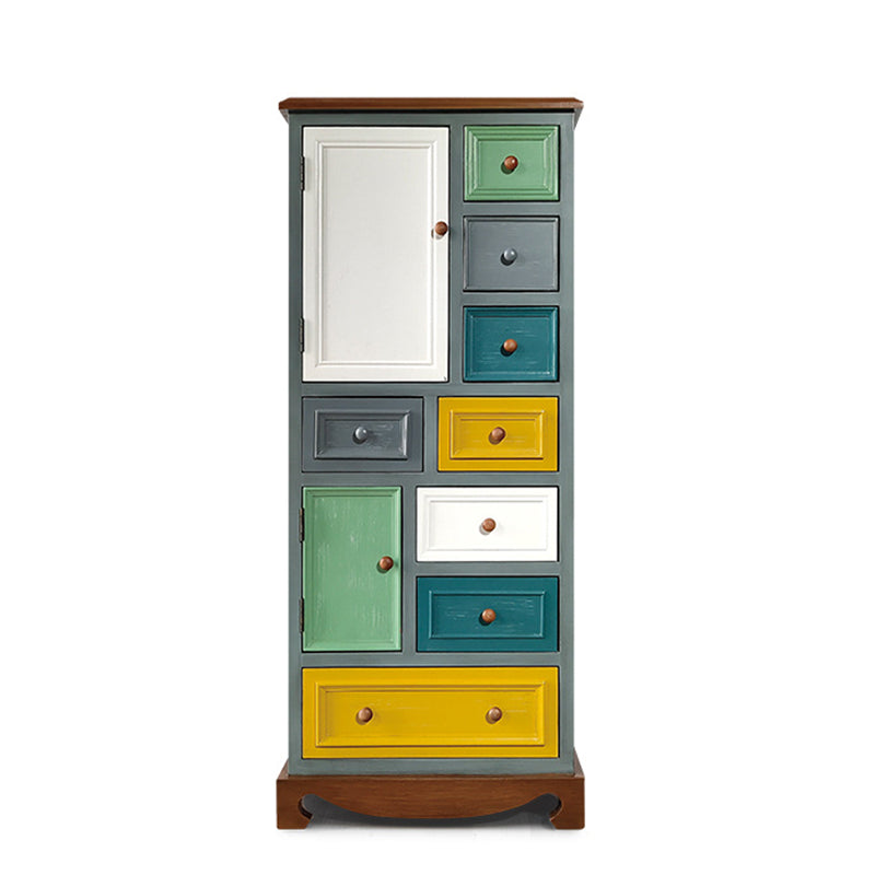 Coffre de rangement en bouleau côtier, commode de rangement horizontale pour chambre à coucher