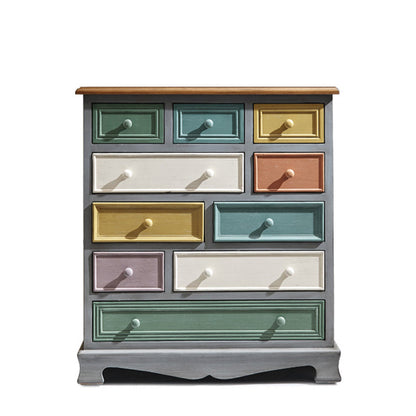 Coffre de rangement en bouleau côtier, commode de rangement horizontale pour chambre à coucher