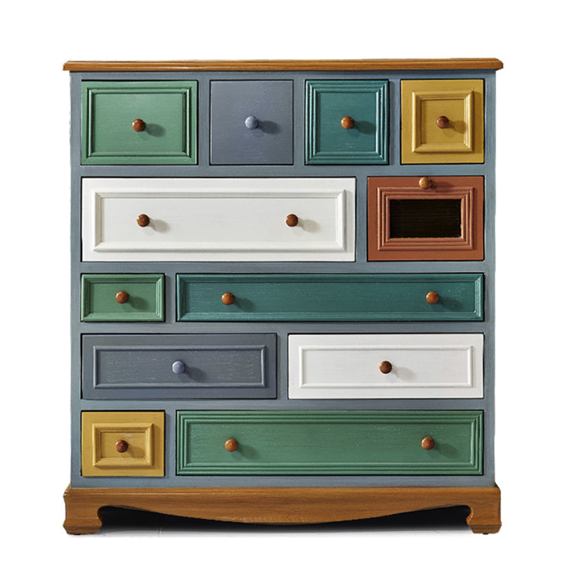 Coffre de rangement en bouleau côtier, commode de rangement horizontale pour chambre à coucher