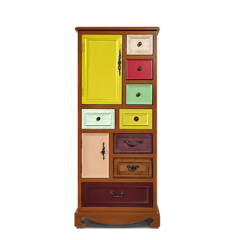 Coffre de rangement en bouleau côtier, commode de rangement horizontale pour chambre à coucher